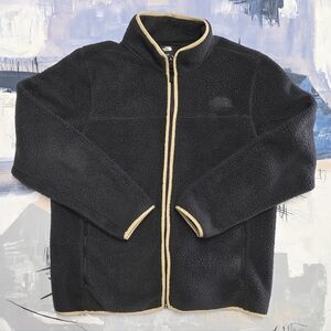 The North Face Men Peak Black Sherpa Fleece Full Zip Jacket XL